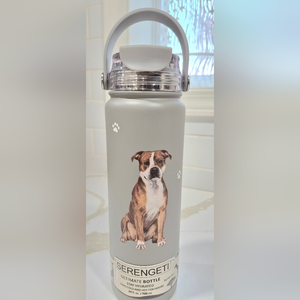 Pit Bull Serengeti Medium Grey  Water Bottle
